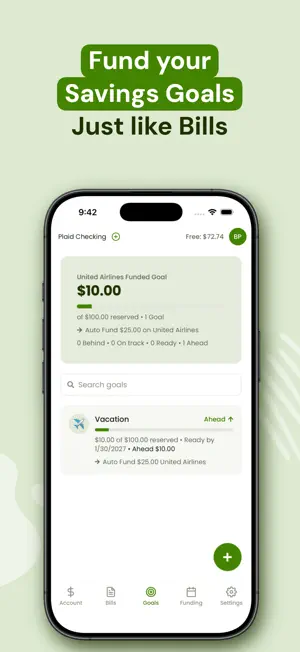 Yearn: Paycheck Budget Planner screenshot 4