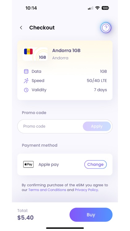 SimOptions: eSIM Travel, Data screenshot-4