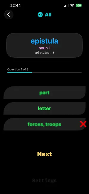LatinGCSE screenshot 4