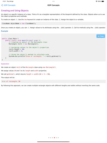 Java Programming Tutorial iPad screenshot