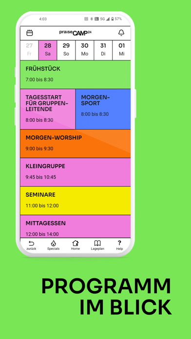 Screenshot #2 pour PraiseCamp App