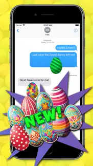 easter eggs fun stickers iphone screenshot 2