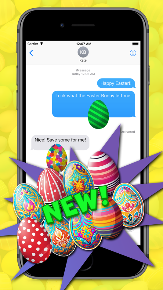#2. Easter Eggs Fun Stickers (iOS) By: Matthew Lebel