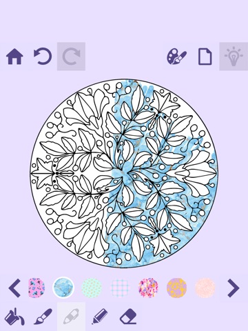 Mandala Coloring By Numbers iPad screenshot