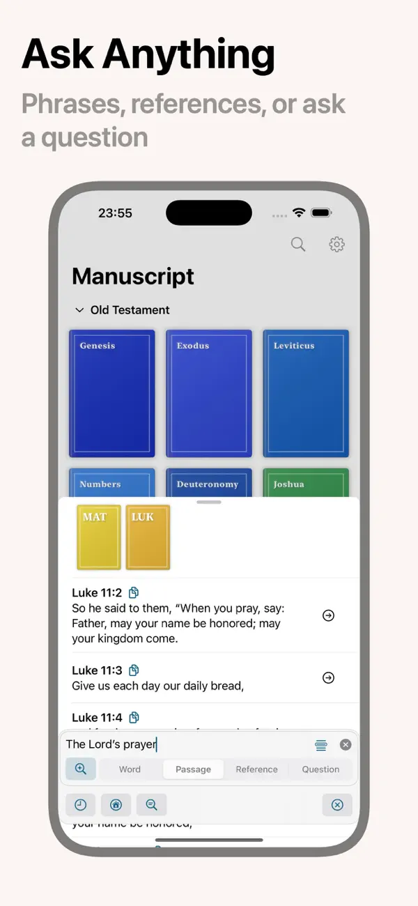 Screenshot #2 pour Bible Manuscript