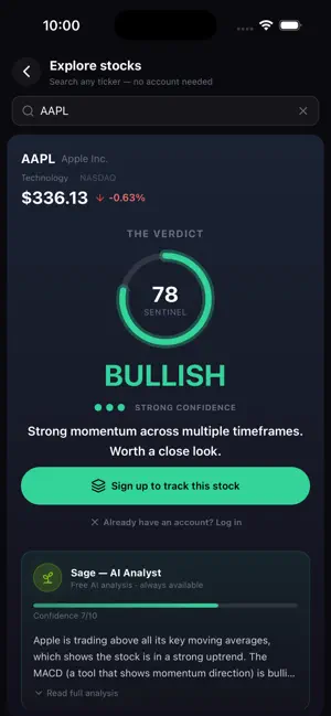 Sentinel | Market Watcher screenshot 4