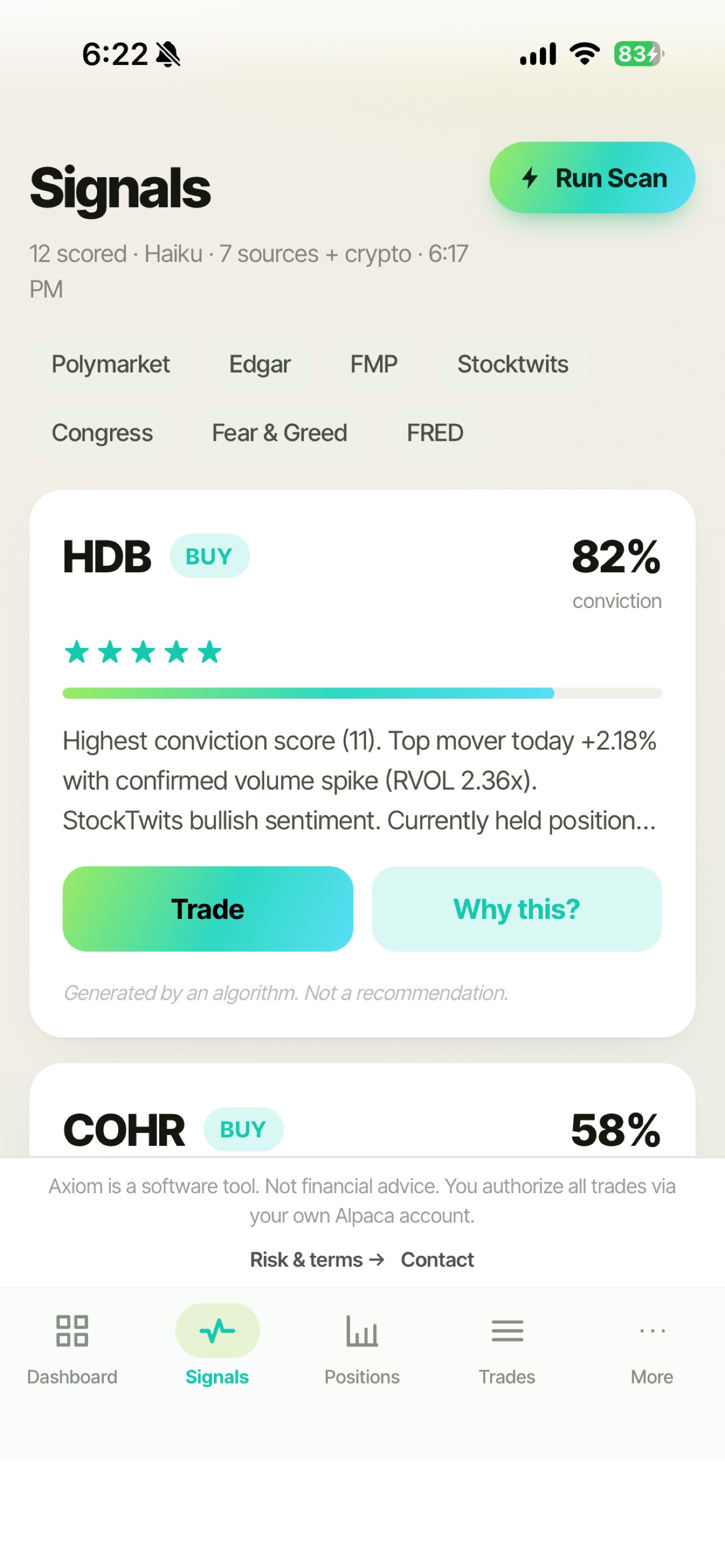 Screenshot 2 of Axiom Trading