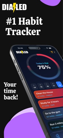Dialed - AI Habit Tracker screenshot