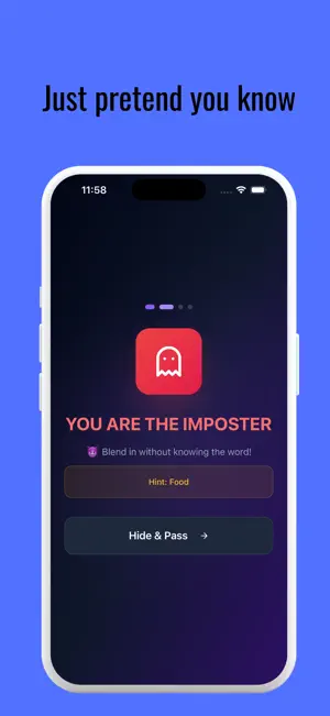 The Imposter - word game screenshot 2