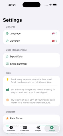 Finora - Finance Tracker screenshot