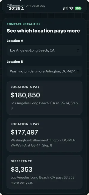 GS Pay Calculator screenshot 2