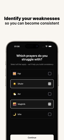 Taiba: Prayer Tracker iPhone screenshot