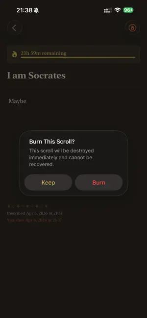 Plato – Disappearing Notes screenshot 3