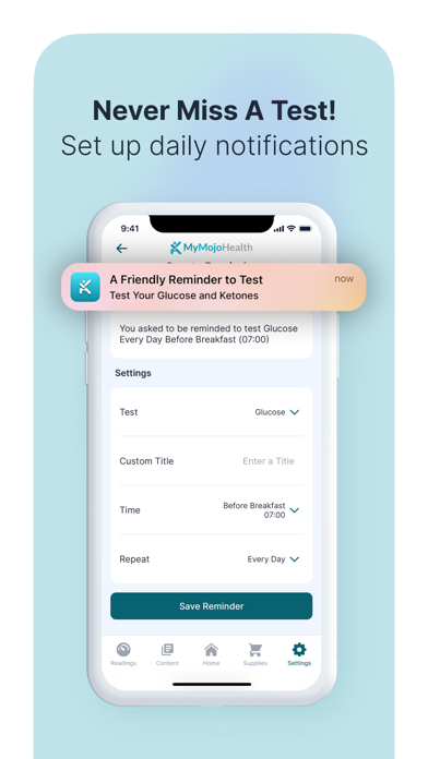 MyMojoHealth iPhone screenshot 4 - Health & Fitness app