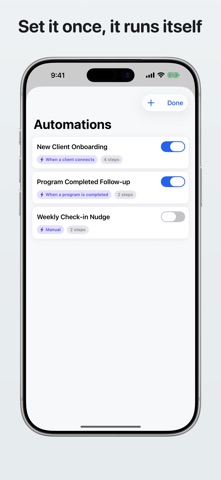 FitnessKit: PT Client Coach iPhone screenshot