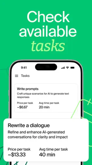 Captura de pantalla de Mindrift en iPhone 2
