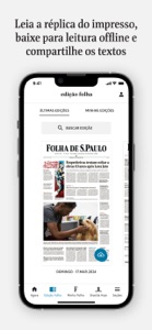 Folha de S.Paulo screenshot #2 for iPhone