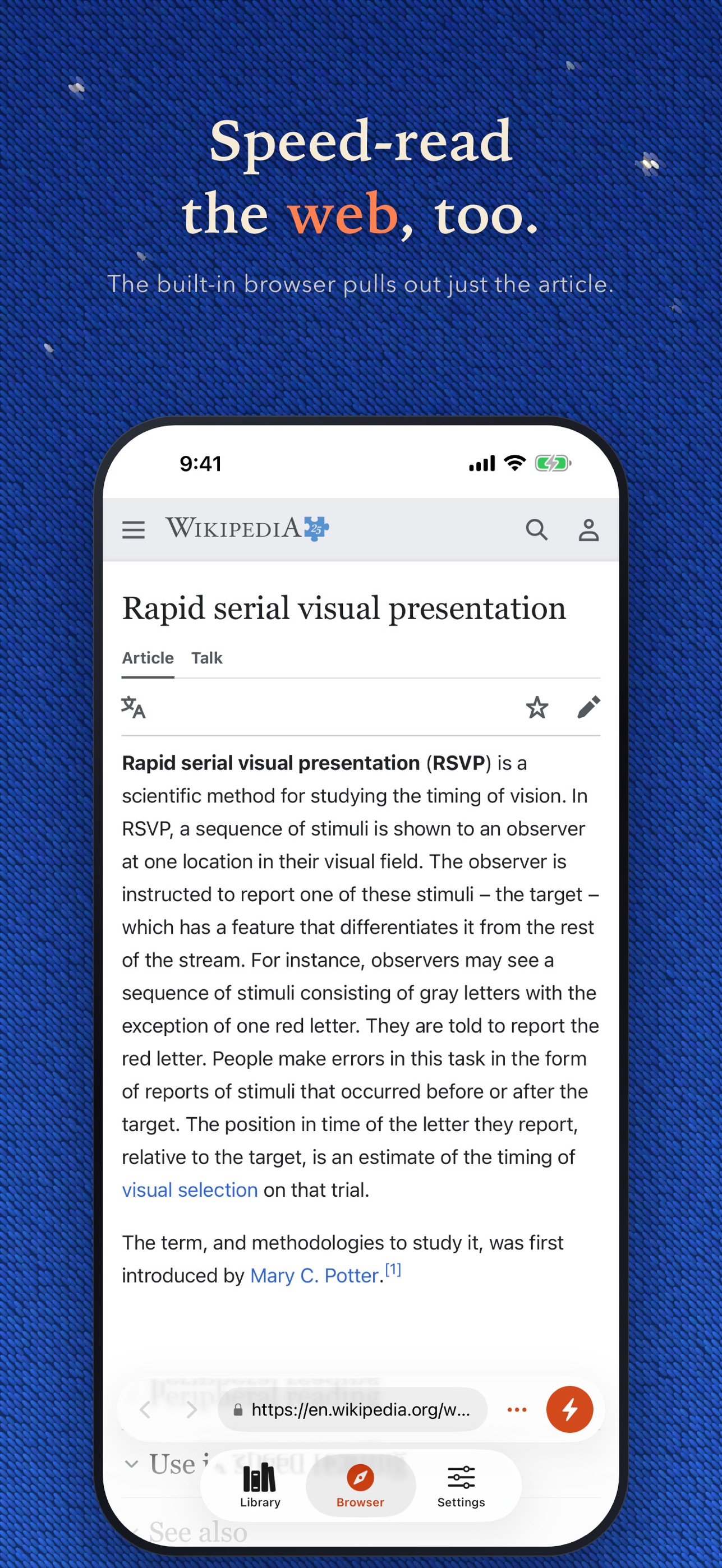 Screenshot 6 of TsubameMagic RSVP Reader