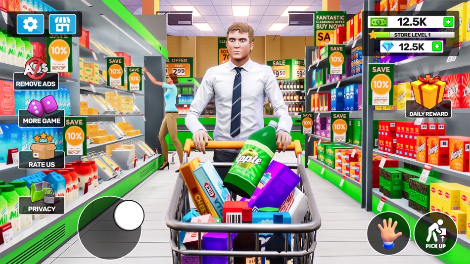 #5. Supermart Store 3D Simulator (iOS) Podle: Manzor Wajid