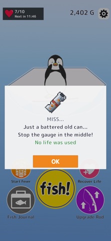 Penguin Fishing - Anyware iPhone screenshot