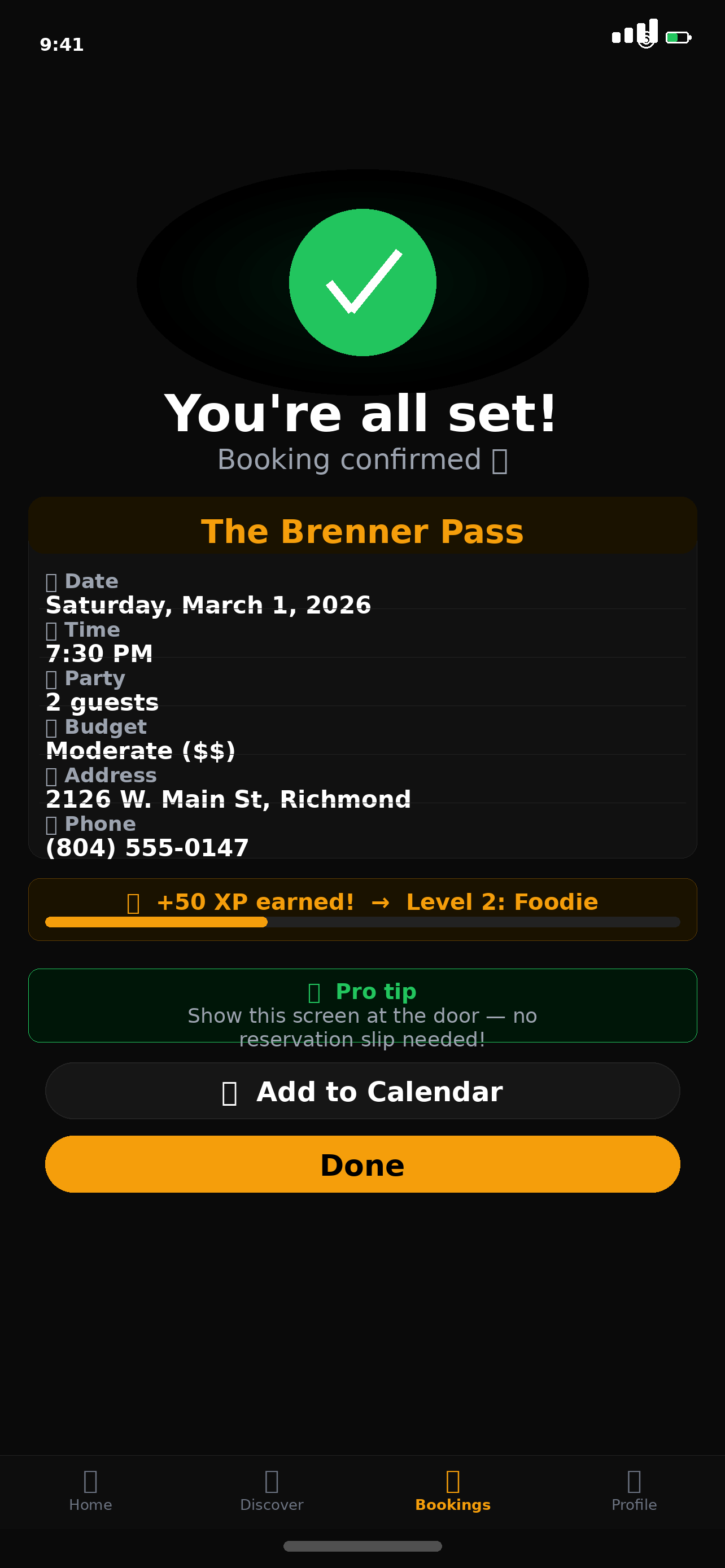 Just Show Up: Dining screenshot 4