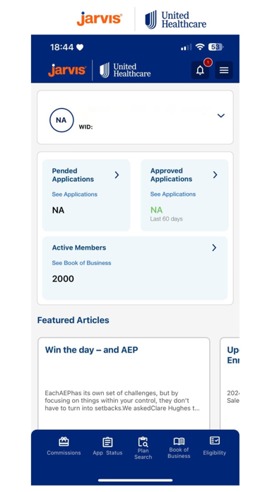 Jarvis (UnitedHealthcare) Screenshot
