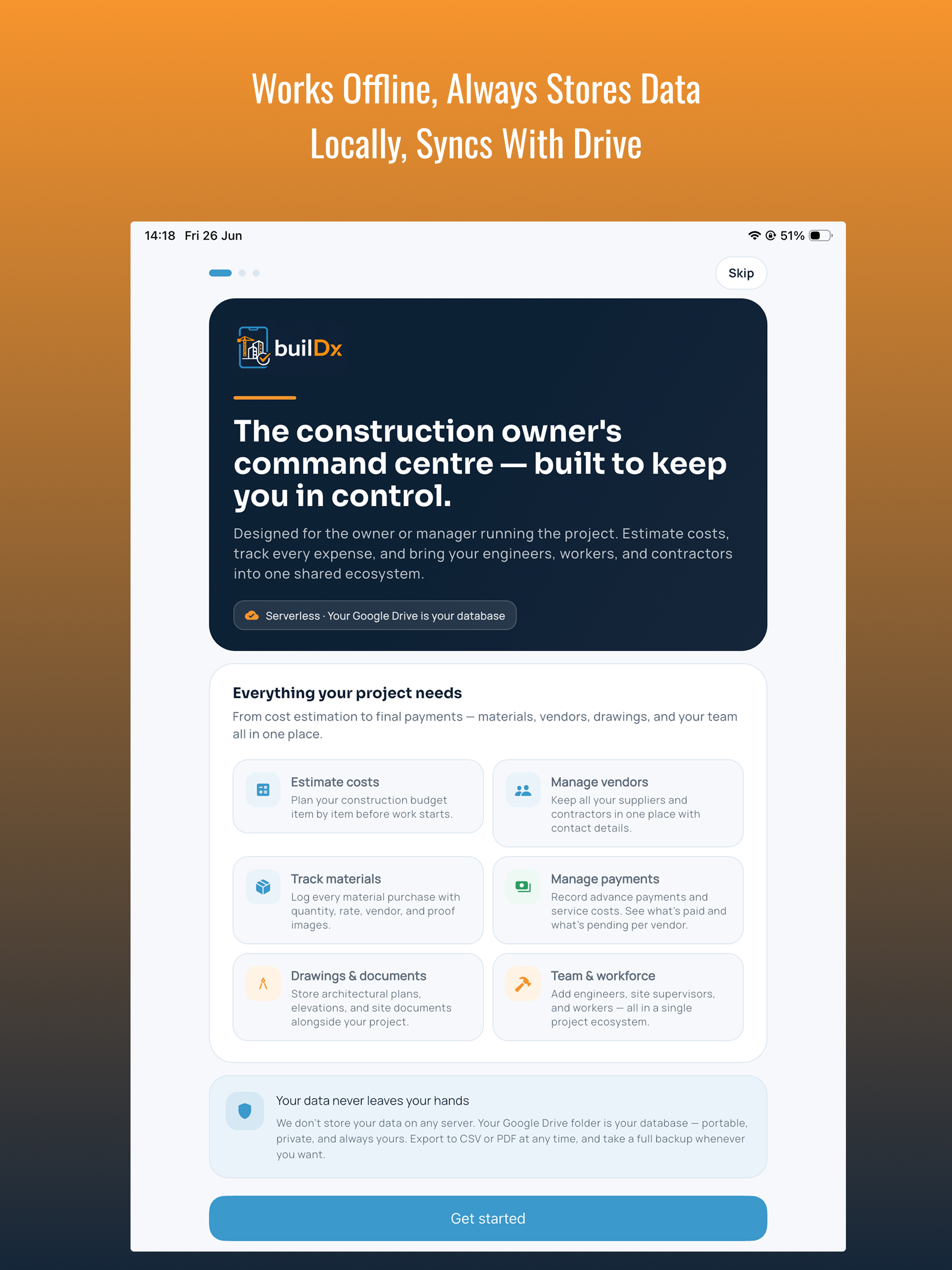 builDx - Construction Reporter screenshot 9