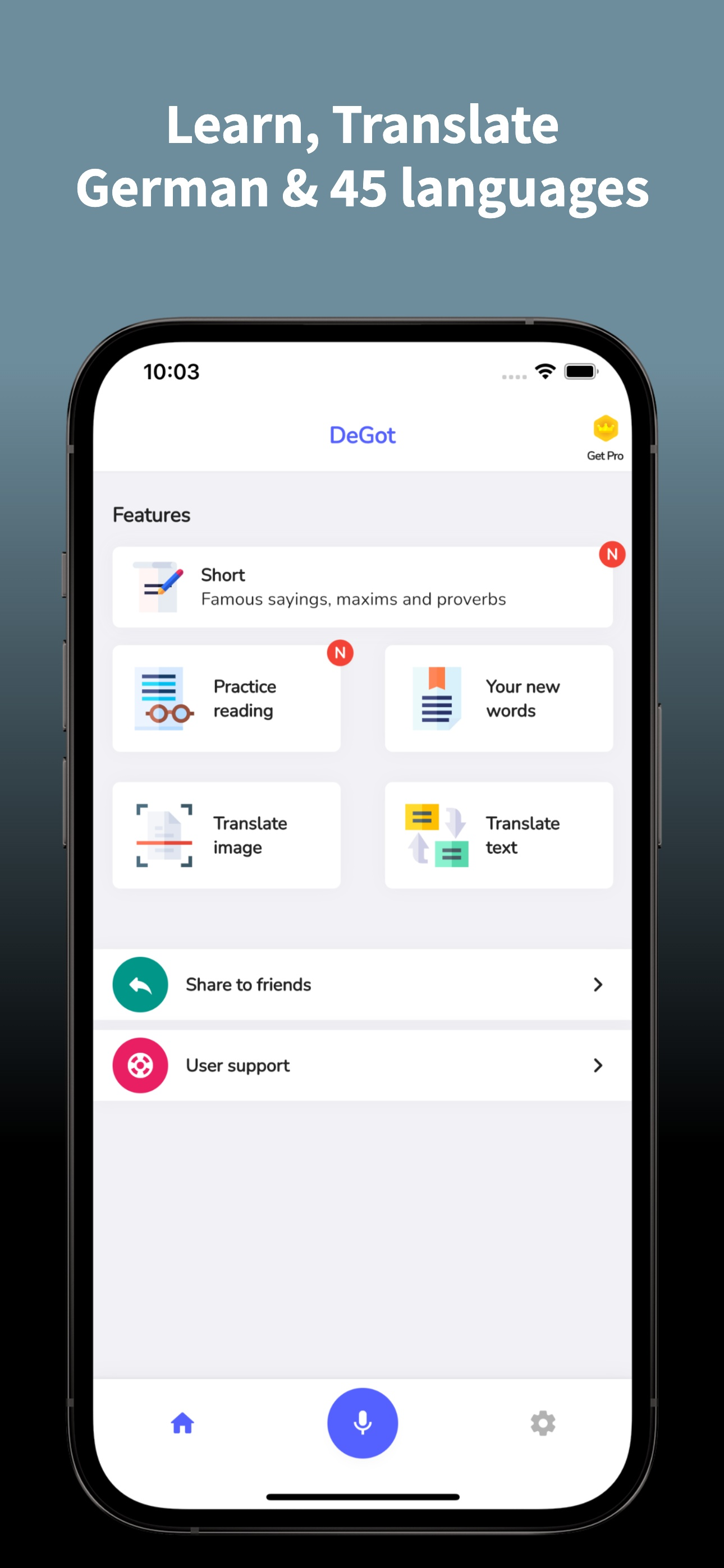 German Translator & Learn +