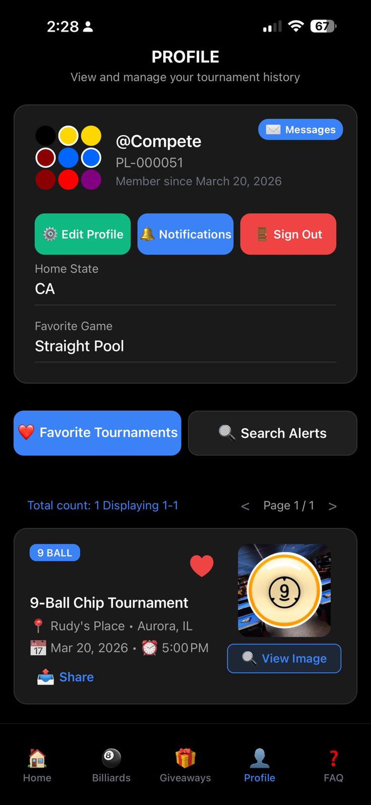 Compete Tournaments screenshot 6