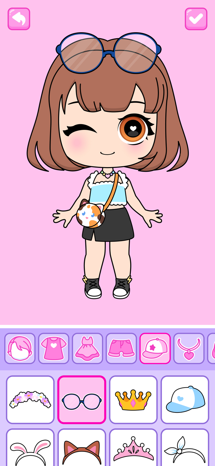 Chibi Muñecas Juego para Niñas screenshot 2