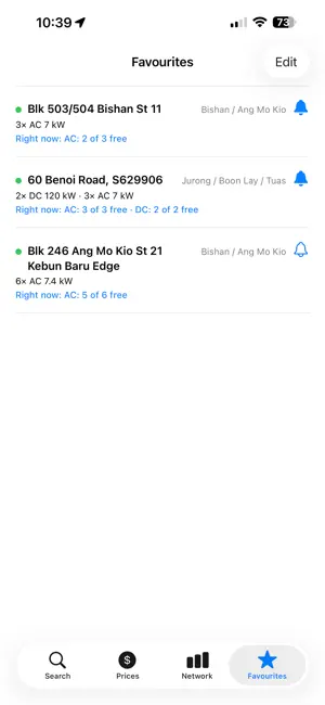 EVolt.SG: EV Charger Stats screenshot 3