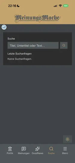 Screenshot von DieMeinungsmache auf dem iPhone 4