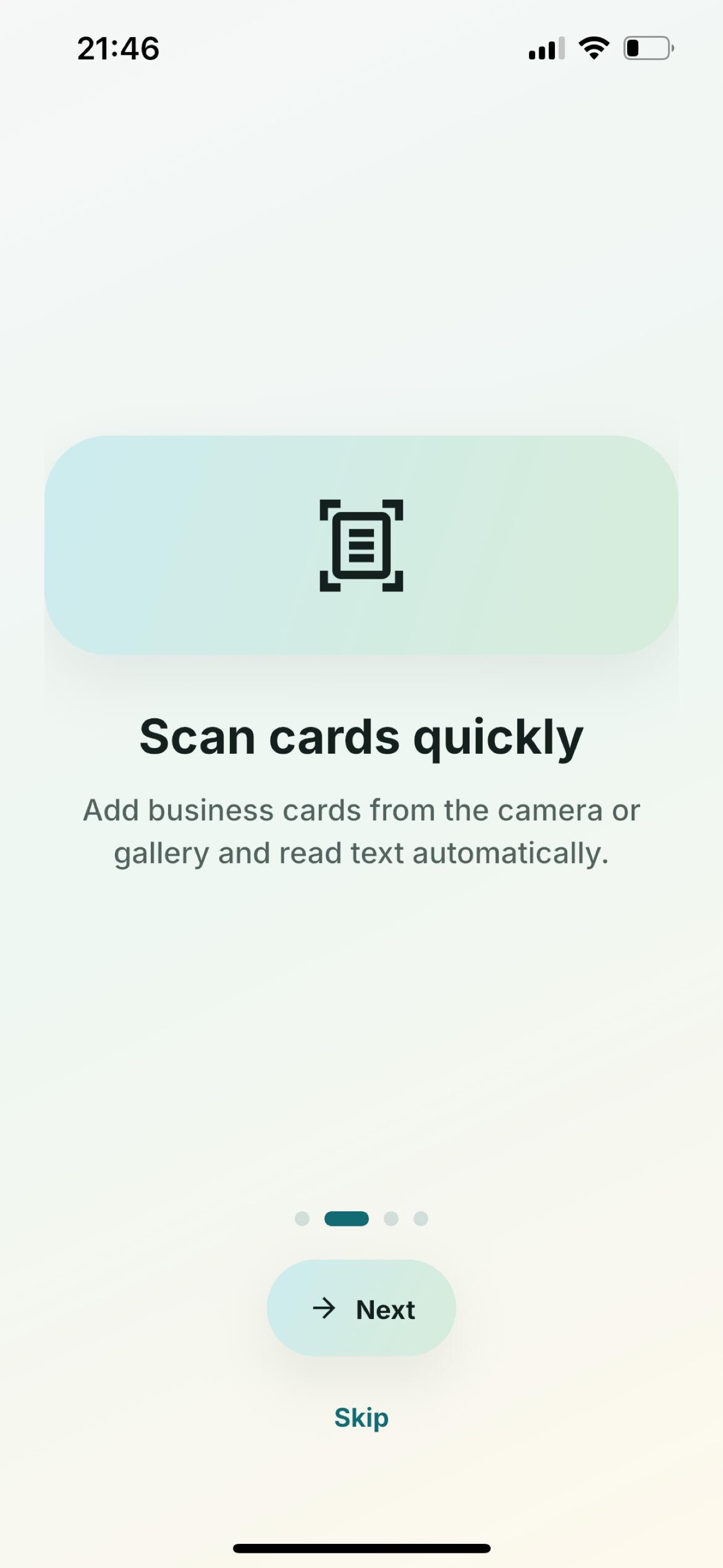 BizCard : Wallet screenshot 2