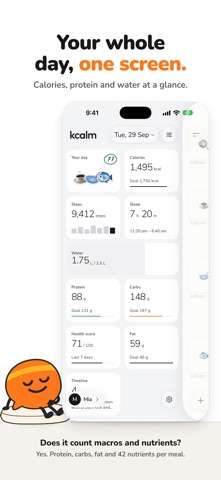 kcalm: AI Food Tracker Screenshot 3 of 8