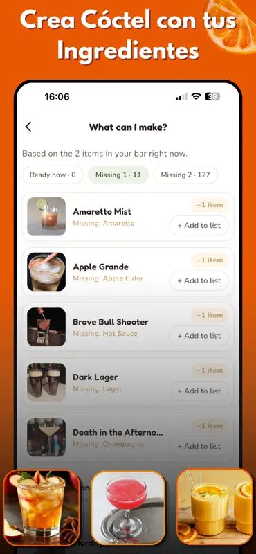 Cocktail Recipes : Bartender screenshot 2 of 9