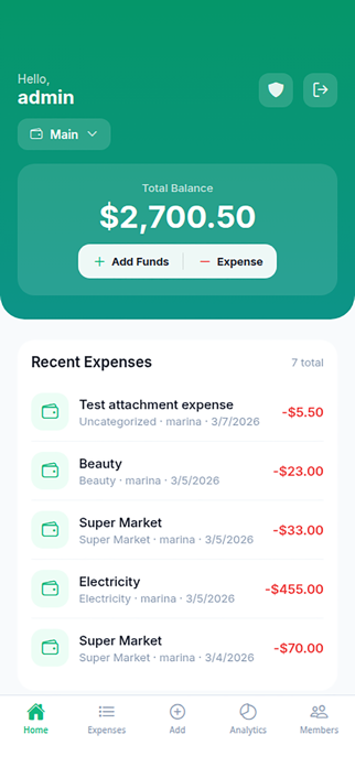 My Wallet Tracker Screenshot 2 of 5