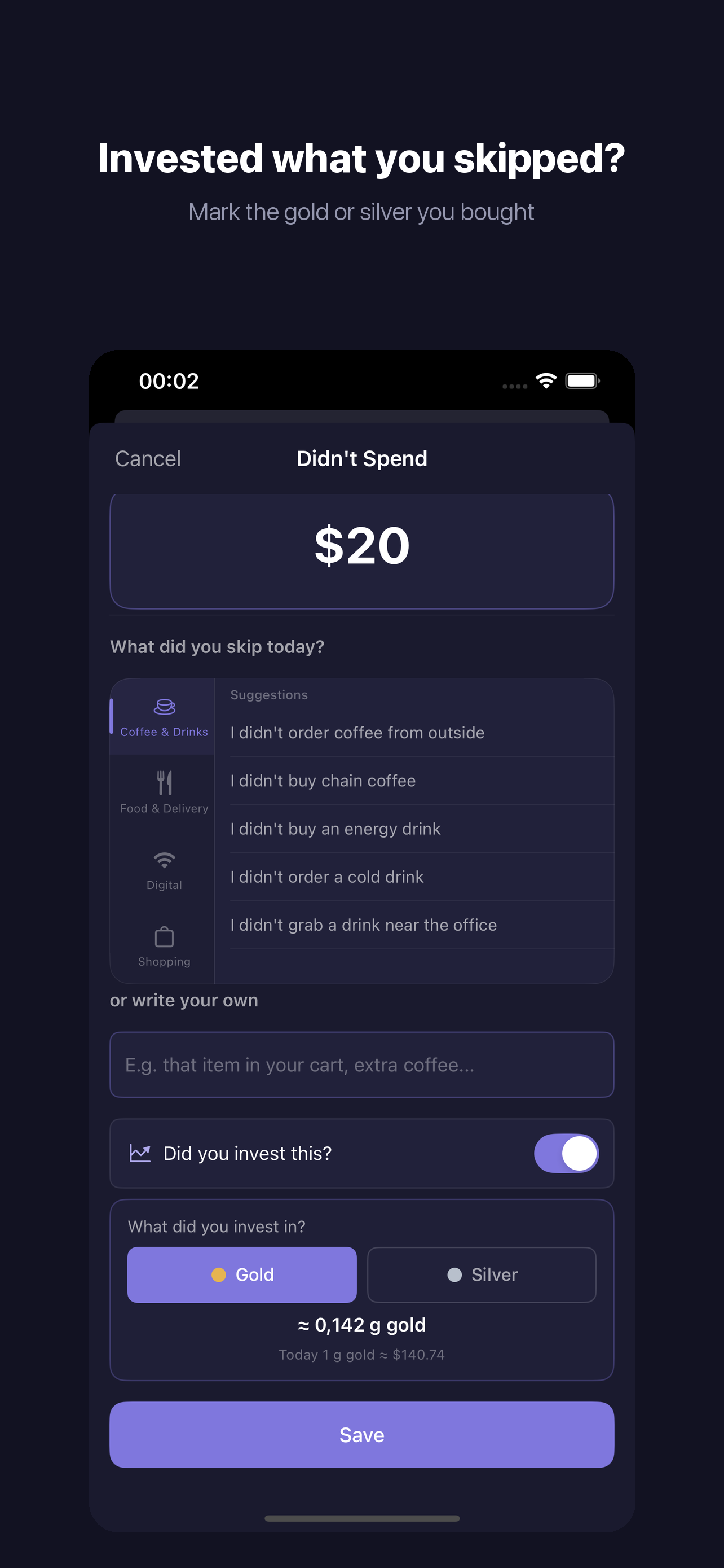 Keept: No Buy Tracker screenshot 3