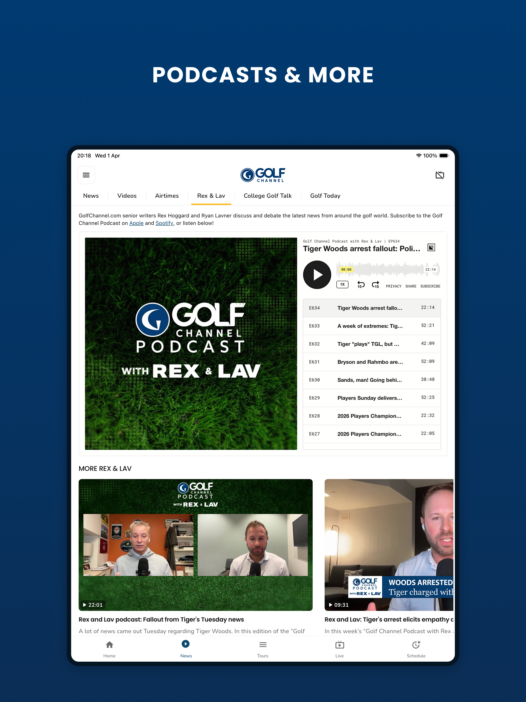 Golf Channel screenshot 8
