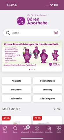 Bären-Apotheke Esslingen screenshot
