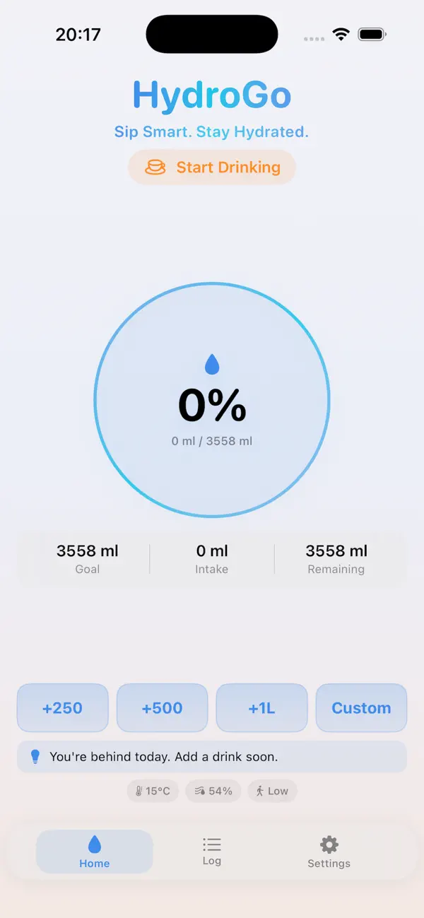 Screenshot #1 pour HydroGo