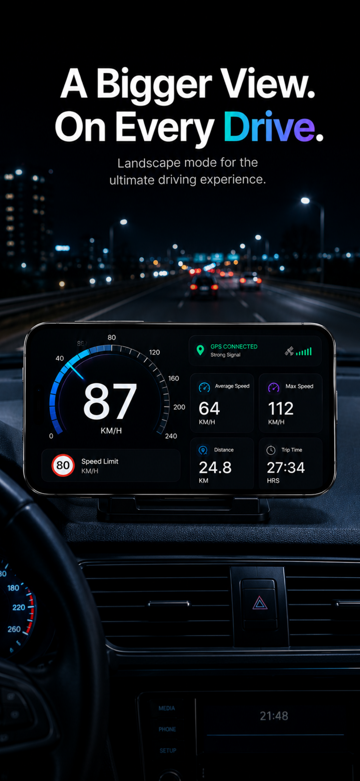 Speedometer GPS Speed & HUD screenshot 6