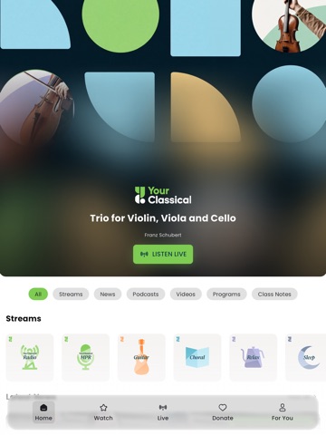 YourClassical iPad screenshot