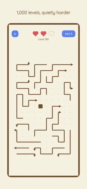 Arrows: Minimal Snake Puzzle screenshot 2