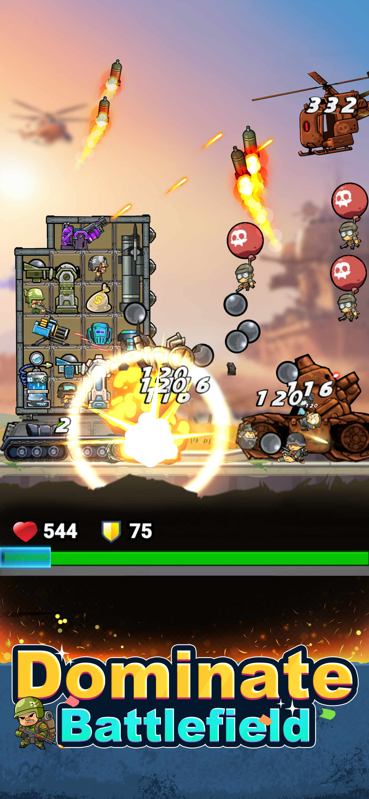 Epic Idle War: Backpack Master screenshot 3