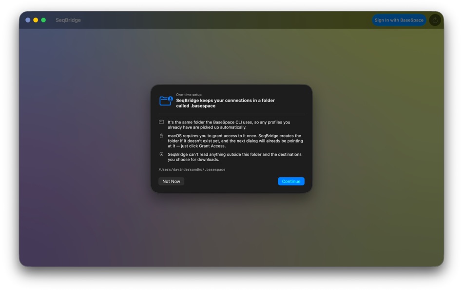 #1. SeqBridge (macOS) โดย: Davinder Sandhu