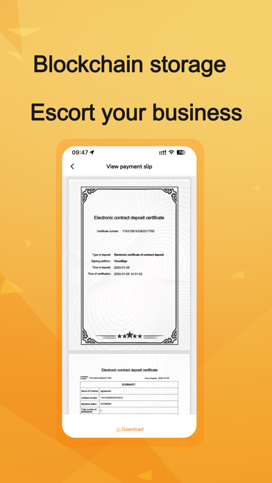 Screenshot #1 pour CloudSign