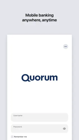 Quorum Mobile Banking screenshot 1