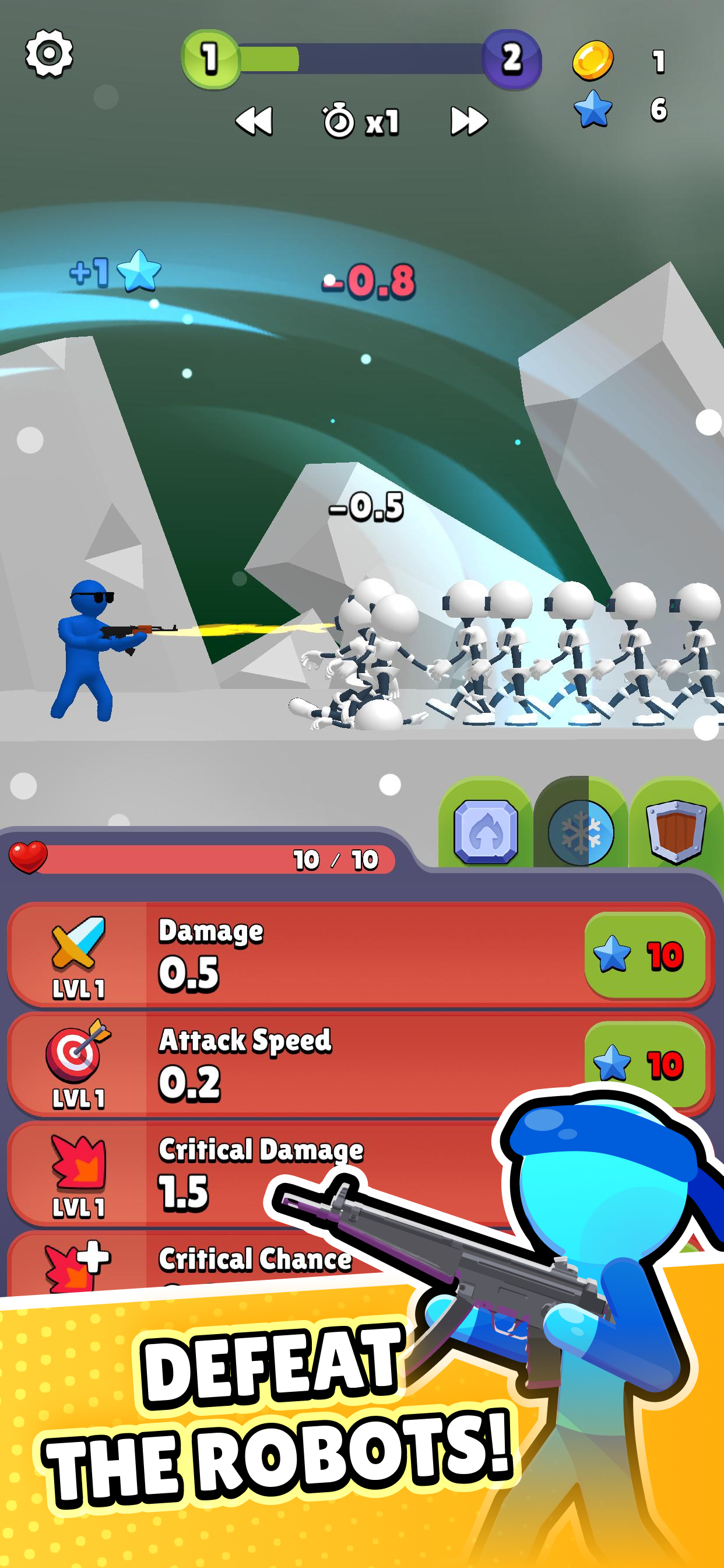 AI Rebellion－Stickman Fighting