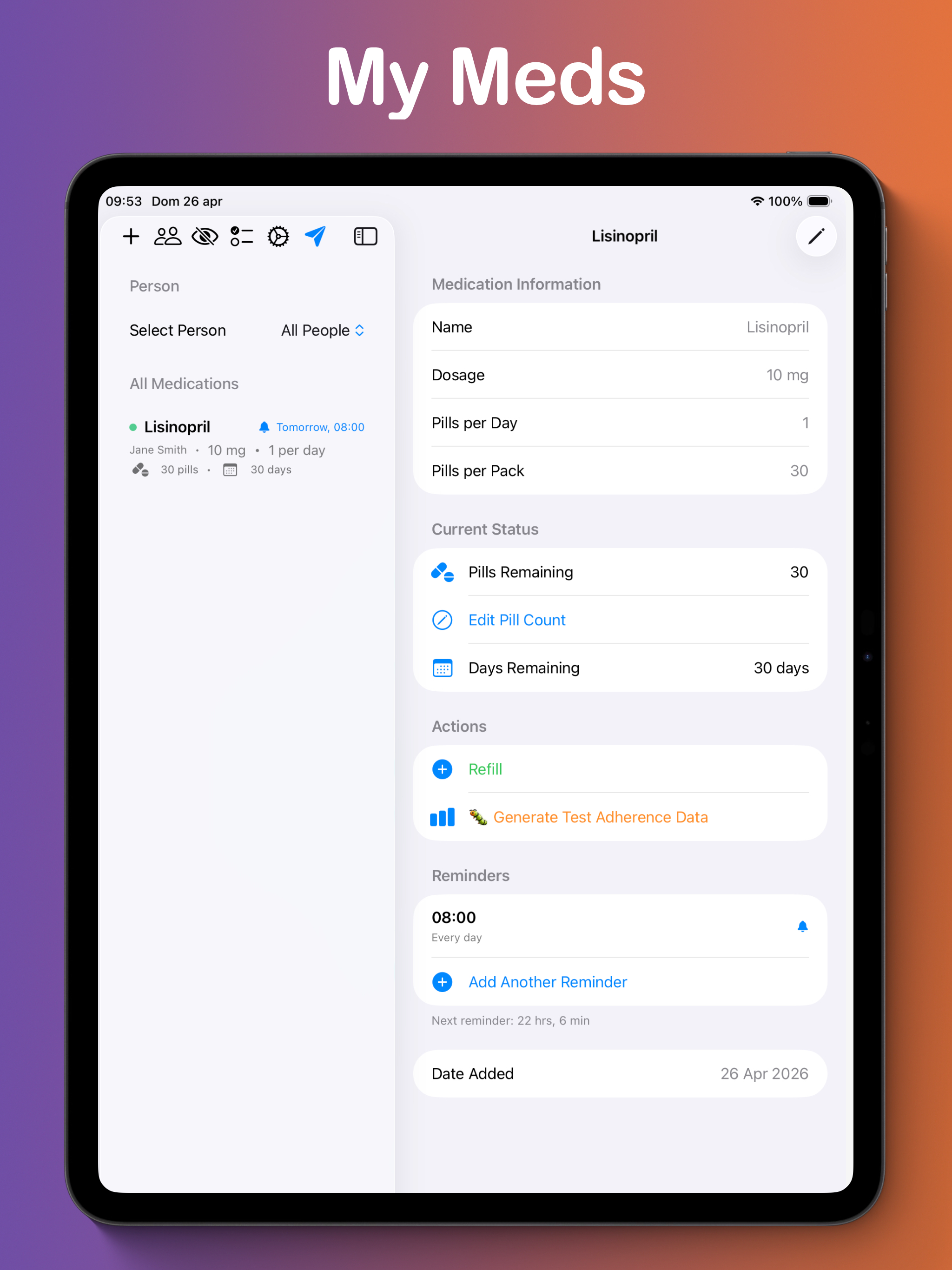 MyMeds: Pill Refill Tracker screenshot 8