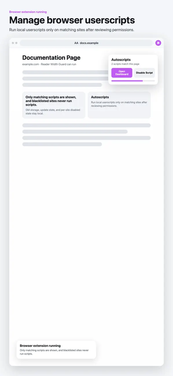 Screenshot #2 pour Autoscripts Userscripts